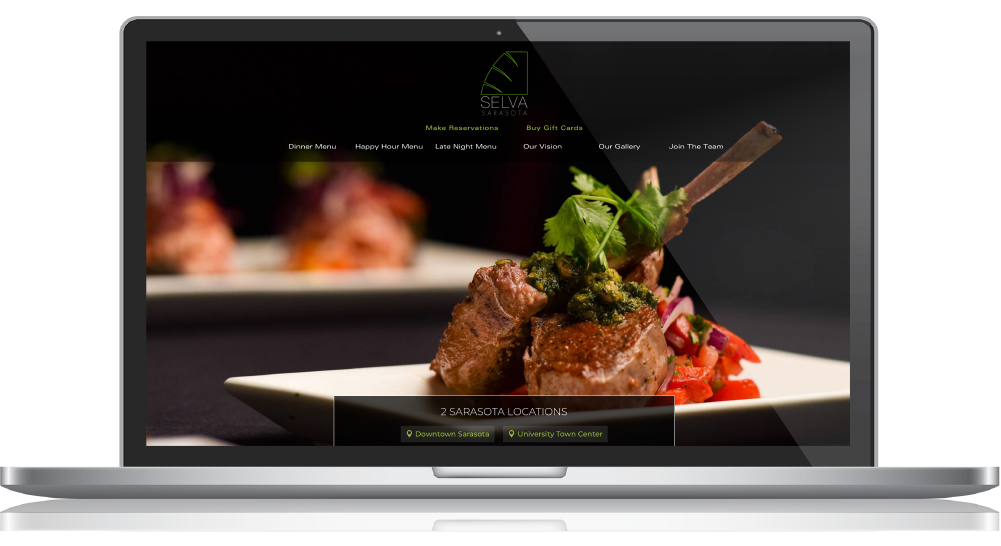 Selva Grill Website Example